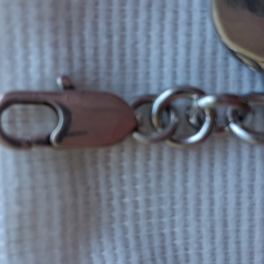 Johnny Was Silver-Tone Heart Charm Bracelet with Blue Accents - Picture 9 of 11